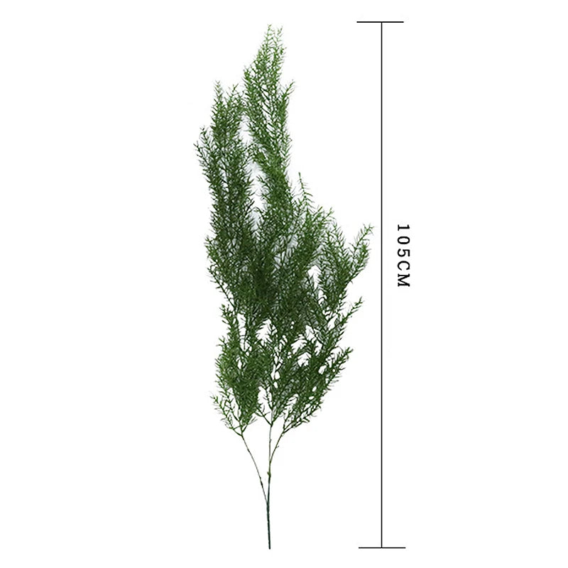 NEW 105cm Simulated Leaf Feel Pine Needle Wall Hanging Rattan Simulated Flower Micro Landscape Plant Wall Home Decoration - Buy online at  Vibe In Cart.