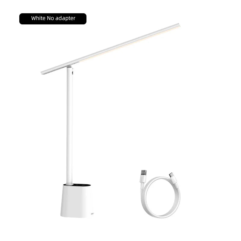 Dimmable LED Desk Lamp With Foldable Design And Adaptive Brightness