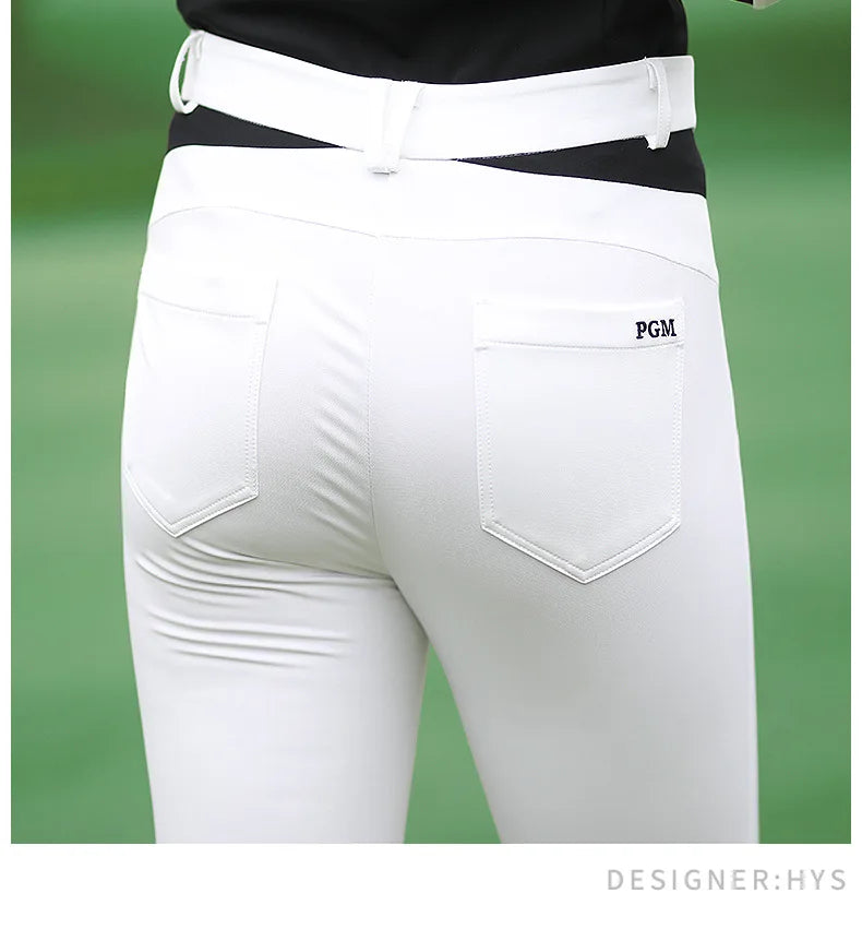 PGM Autumn Winter Ladies Golf Pants Women High Elasticity Sport Trousers Slim Fit Tennis Pants Warm Windproof Clothing KUZ093 - Buy online at  Vibe In Cart.