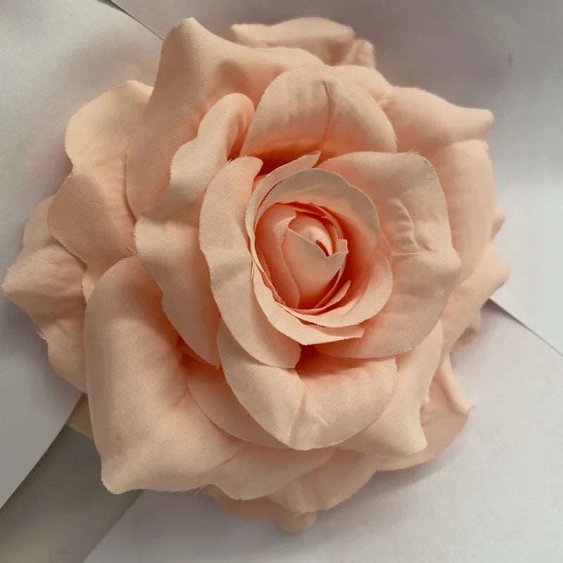 11cm Large Rose Head Imitation Flower Home Garden Potted Wedding Artificial Flower Wall Background Decorative Cloth Flower - Buy online at  Vibe In Cart.