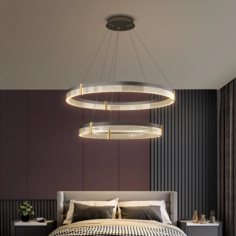 Dining room chandelier light luxury creative Nordic bar small chandelier simple modern led bedroom living room lamp hall lamps - Buy online at  Vibe In Cart.
