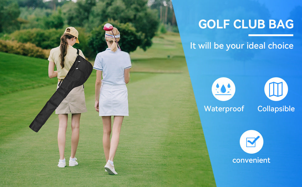 Mini Foldable Nylon Golf Bag for Training and Practice