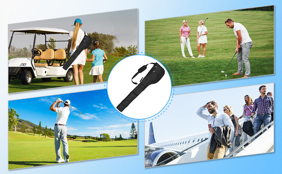 Mini Foldable Nylon Golf Bag for Training and Practice