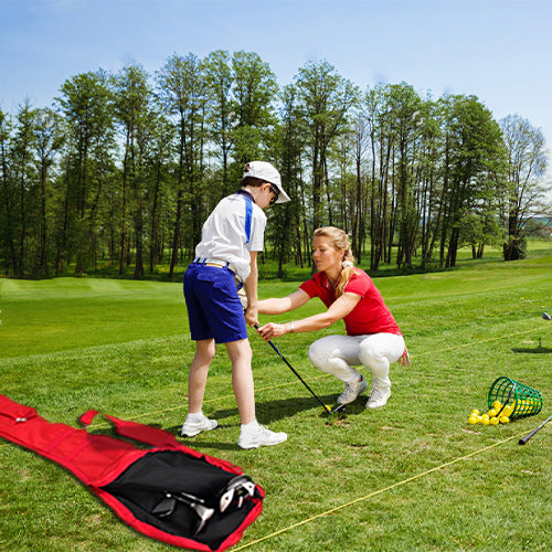 Mini Foldable Nylon Golf Bag for Training and Practice