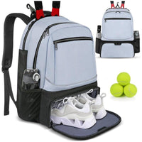 Professional Racquet Backpack - Tour-Grade Tennis Bag with Ventilated Shoe Zone & Multi-Layer Storage (Sport Gear Organizer) - Buy online at  Vibe In Cart.