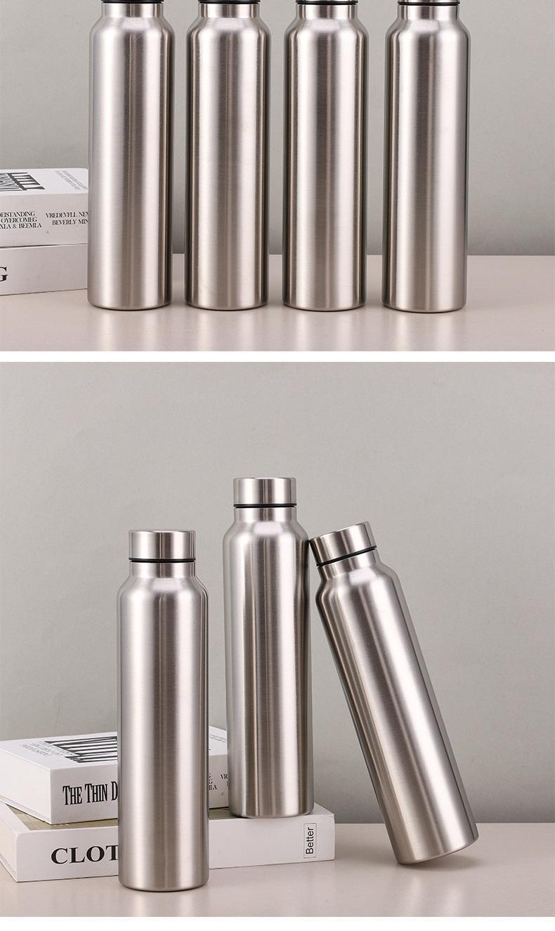 High Quality 1000ml Stainless Steel Sport Water Bottle Single-layer Rugged Water Cup Metal Flask Drinkware Camping Sports Gym - Buy online at  Vibe In Cart.