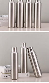 High Quality 1000ml Stainless Steel Sport Water Bottle Single-layer Rugged Water Cup Metal Flask Drinkware Camping Sports Gym - Buy online at  Vibe In Cart.