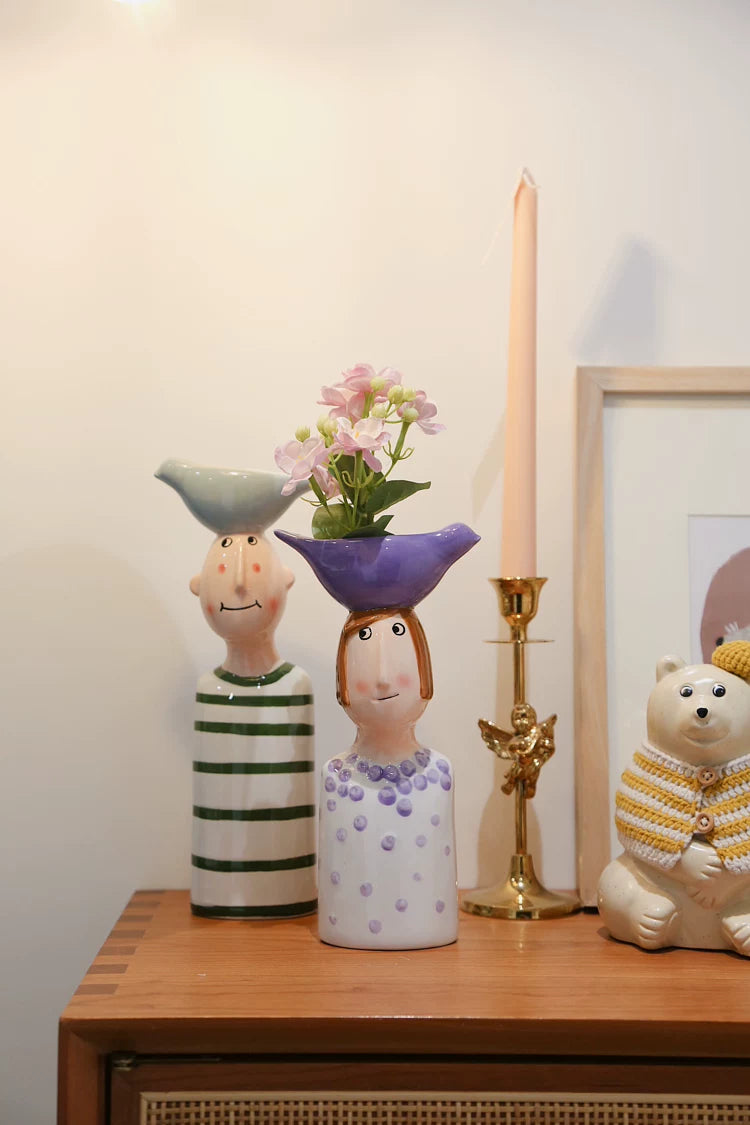 Vase Home Decor Room Decoration Ceramic Vases Desktop Art Sculpture Flower Arrangement Wedding Decoration Flower Pot Furnishing - Buy online at  Vibe In Cart.