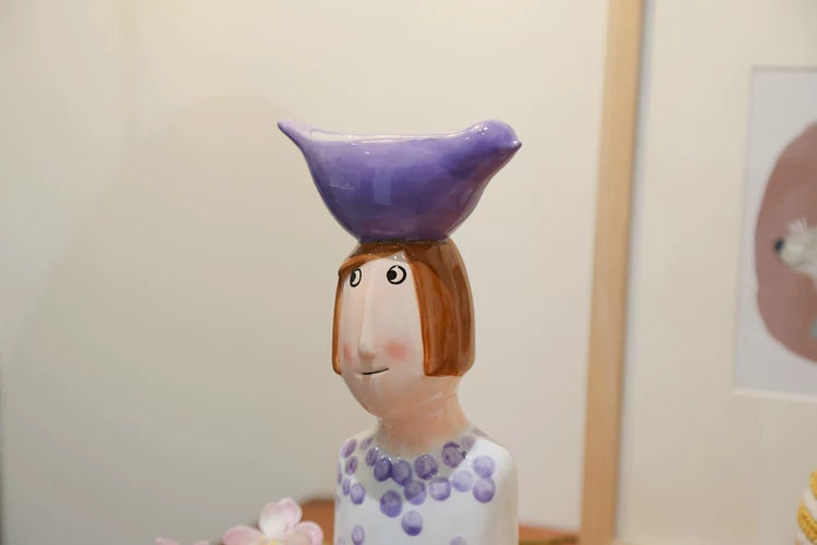 Vase Home Decor Room Decoration Ceramic Vases Desktop Art Sculpture Flower Arrangement Wedding Decoration Flower Pot Furnishing - Buy online at  Vibe In Cart.