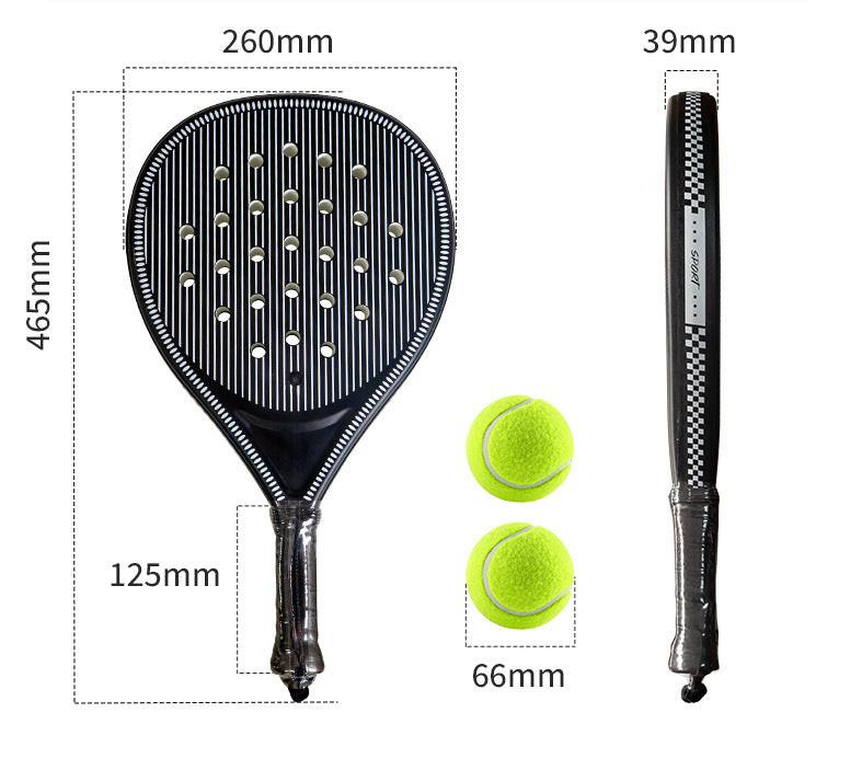 Padel Tennis Rackets beach tennis racketCarbon Fiber  Lightweight Tennis Rackets Outdoor Sports Mens and Womens  Glowing Racket - Buy online at  Vibe In Cart.