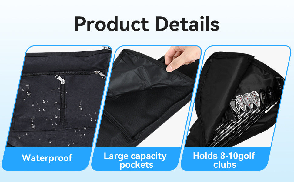 Mini Foldable Nylon Golf Bag for Training and Practice