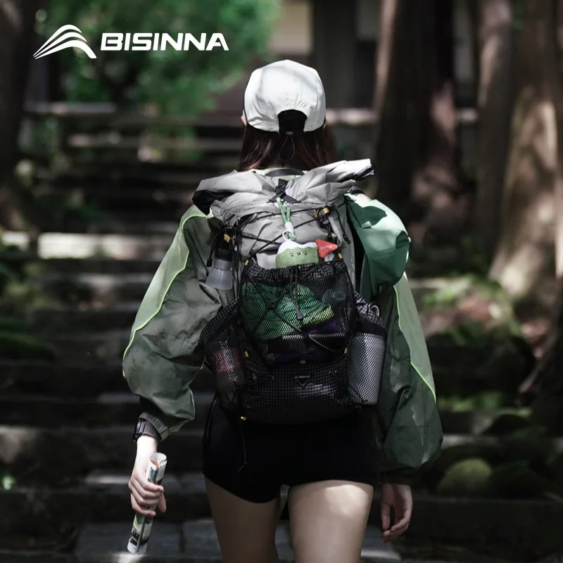 BISINNA Camping Backpack 25+10L Ultralight Travel Bag for Men Women Large Capacity Outdoor Sports Climbing Hiking Backpack - Buy online at  Vibe In Cart.