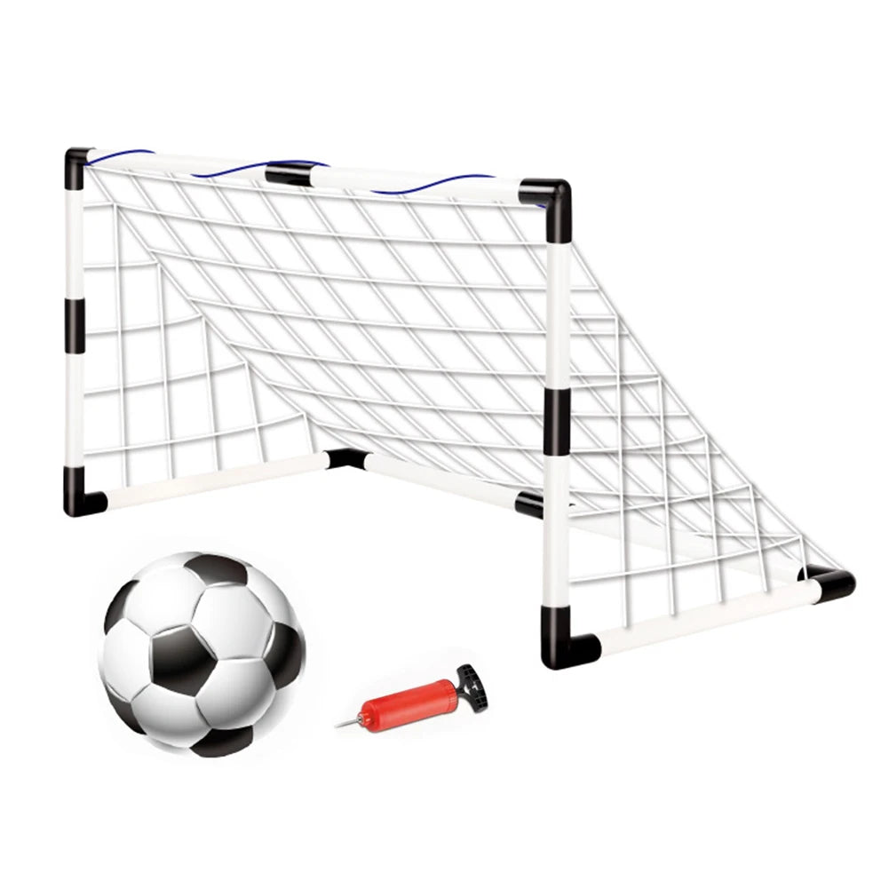 Football Goal Sports Toy Foldable Children's Football Gate with Pump & Ball Portable Soccer Goal for Outdoor Football Training - Buy online at  Vibe In Cart.