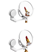 Wall Mirror Folding Arm Extend Bathroom Mirror Without Drill Swivel Bathroom Mirror Suction Arm Double Side Cosmetic Makeup - Buy online at  Vibe In Cart.