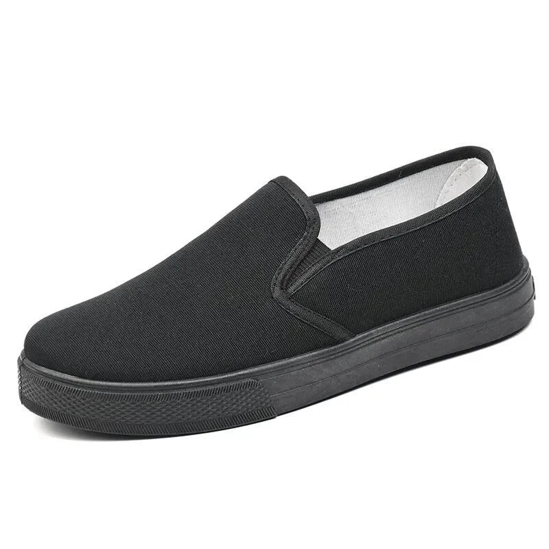 Women Fashion Plus Size Anti Skid Black Canvas Shoes Student School Spring & Summer White Slip on Shoes Zapatos De Mujer A141 - Buy online at  Vibe In Cart.