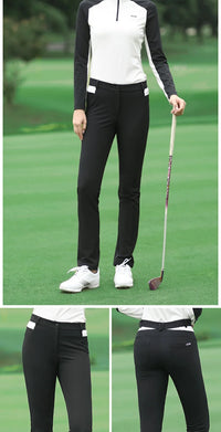 PGM Autumn Winter Ladies Golf Pants Women Warm Fleece Slim Sport Trousers Windproof Elastic Tennis Pants Golf Apparel XS-XL - Buy online at  Vibe In Cart.