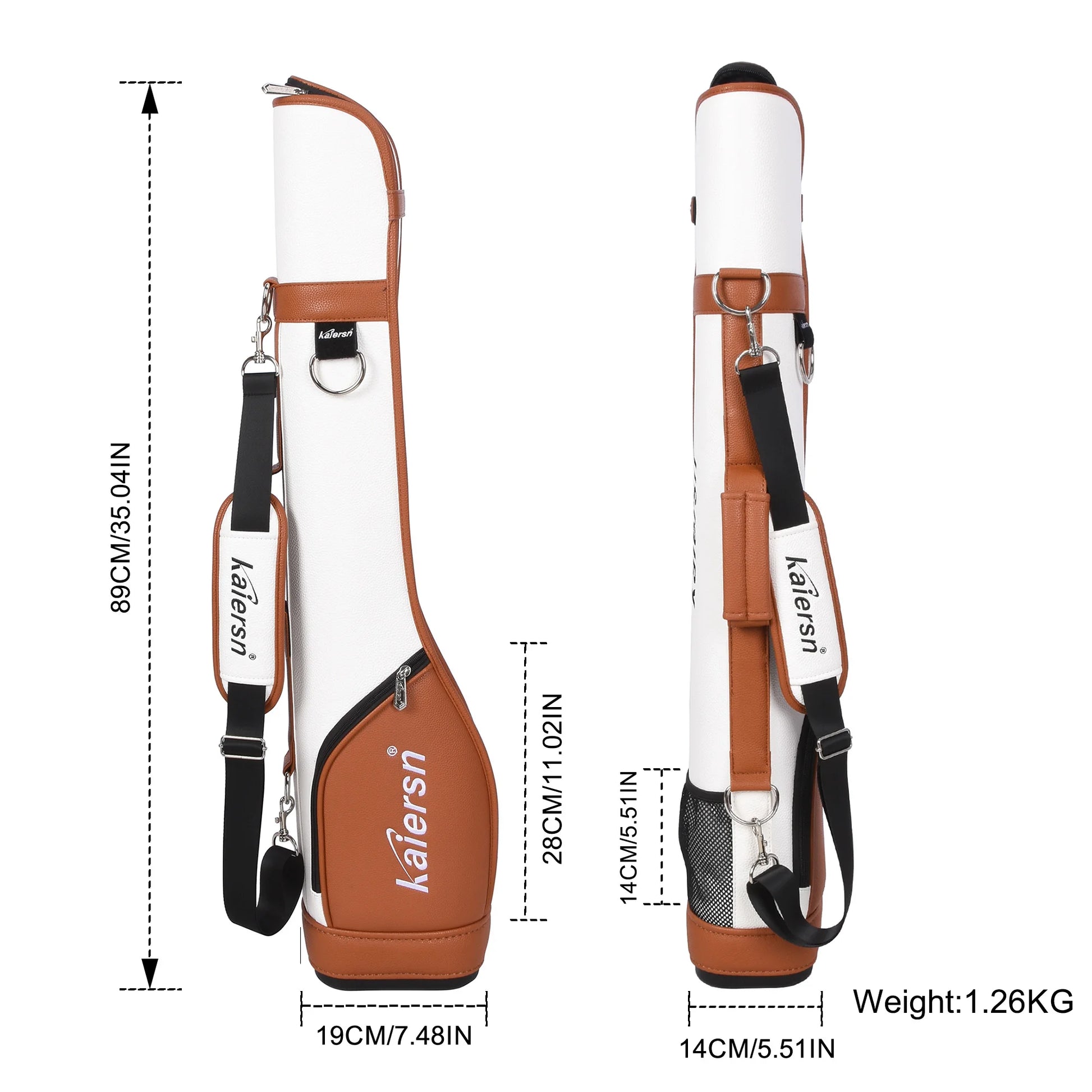 Right Handed Unisex 10-Piece Golf Set with Bag and Accessories