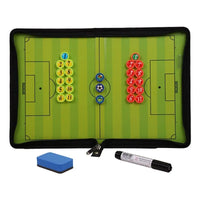Foldable magnetic tactical board  football training tactical clipboard football coach tactical board set with large board eraser - Buy online at  Vibe In Cart.