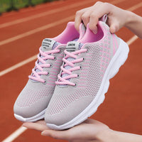 Women's Running Shoes 2025 Mesh Casual Sneakers Lace-up Lightweight Female Walking Breathable Outdoor Sports Running Shoes Woman - Buy online at  Vibe In Cart.