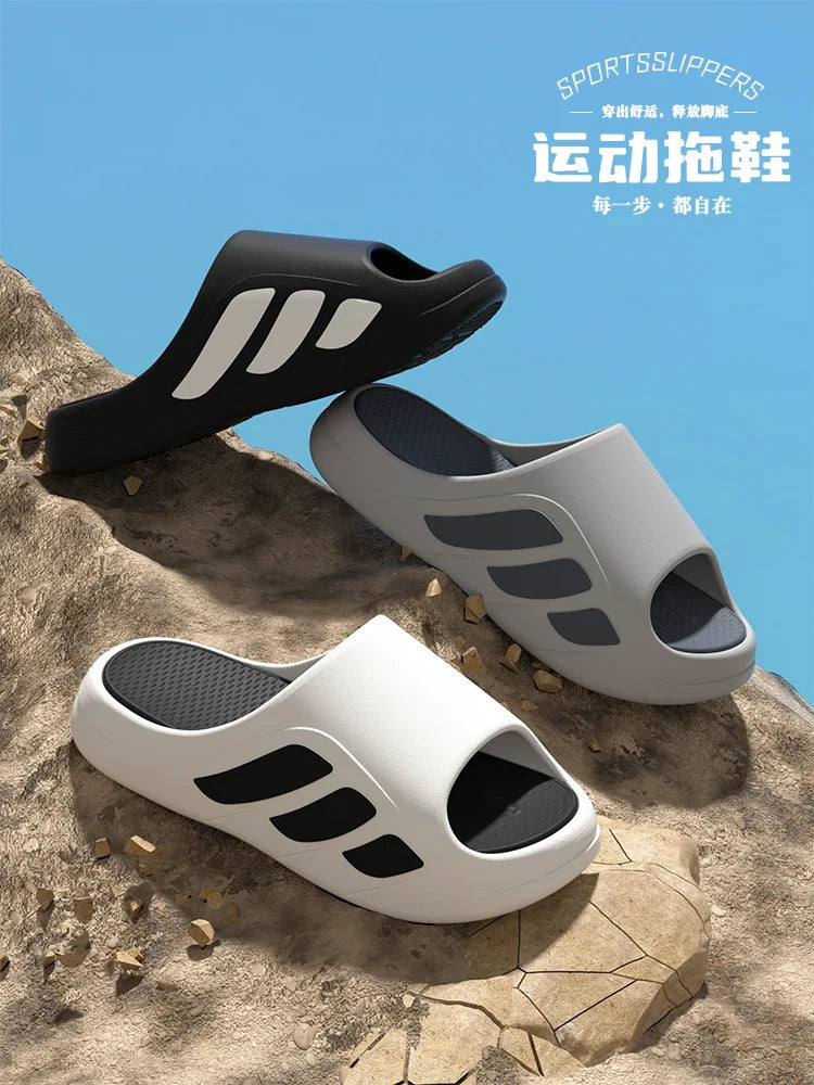 Outdoor sports slippers for men's home summer new style for wear thick sole non-slip eva anti-odor and outer wear sandals formen - Buy online at  Vibe In Cart.
