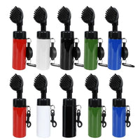 Golf Club Groove Cleaning Brush with Leakproof Water Reservoir and ABS Material