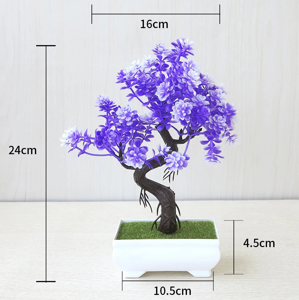 Artificial Plants Decoration Potted Bonsai Small Tree Pot Fake Plant Potted zen garden Ornaments Table Home Room Decoration - Buy online at  Vibe In Cart.