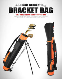 Unisex PU Golf Bag for 9 Clubs with Multiple Colors