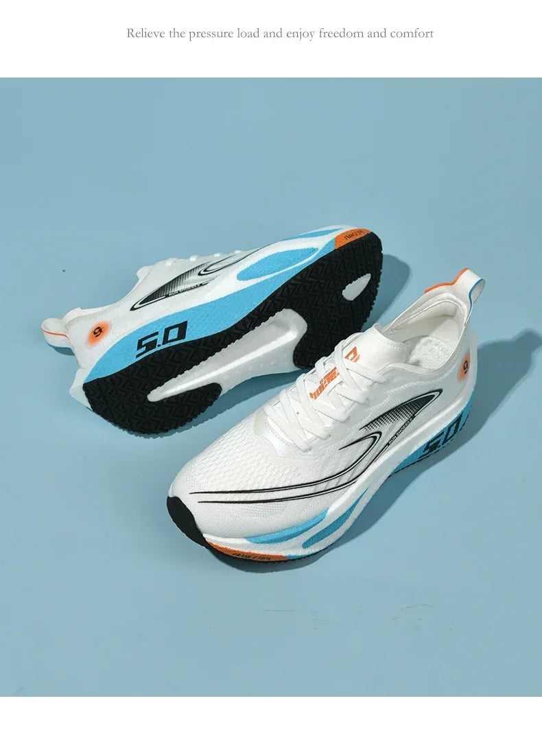 Unisex 2025 Full Carbon Plate Running Shoes Professional Marathon Racing Lightweight Bounce Cushion Breathable Sports Sneakers - Buy online at  Vibe In Cart.