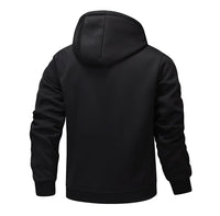 Men's Winter Fleece Jacket with Zipper and Pockets