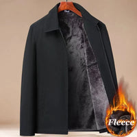 New Men's Winter Jacket Casual Fleece Lining Coats Windproof Casual Business Jackets Thick Warm Outdoor walking Outerwear Male - Buy online at  Vibe In Cart.
