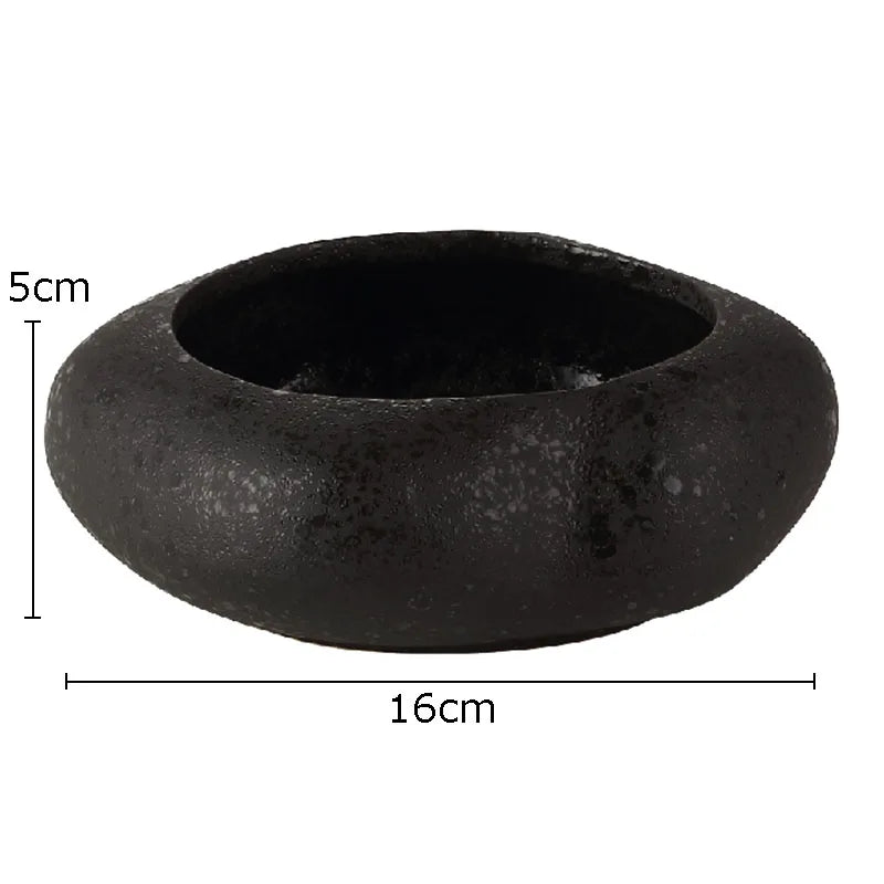 Medium Modern Ceramic Lotus Seedpod Vase for Floral Arrangement