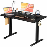 JHK Electric Standing Computer Desk Height Adjustable Workstation Ergonomic Work Table with Metal Frame For Home Office - Buy online at  Vibe In Cart.