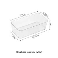 Transparent Plastic Storage Organizers Set for Drawers