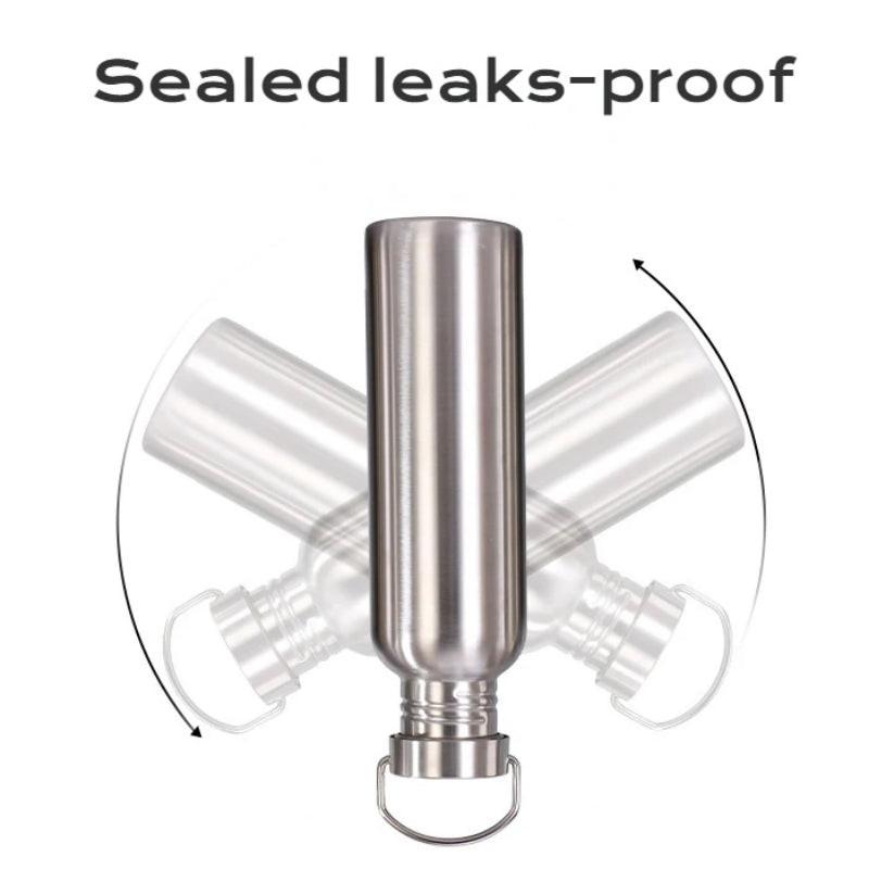 500/750/1000ml Stainless Steel Water Bottle Single Wall Large Capacity Big Mouth Vacuum Flasks with Lid Cycling Drinkware Sports - Buy online at  Vibe In Cart.