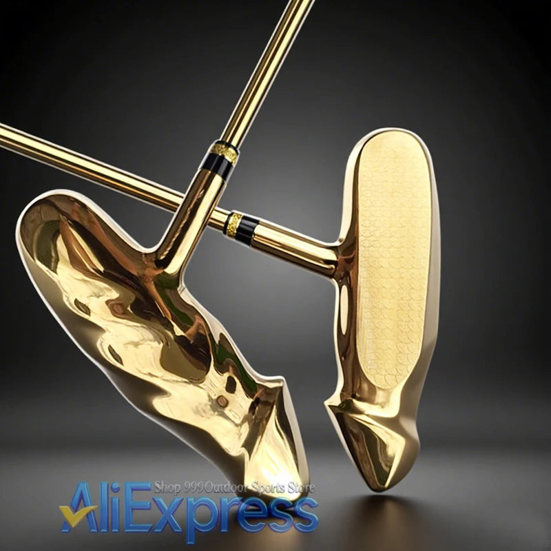 Golf Clubs Golden Right Handed Golf Putter Steel Shaft and Golf Headcover Length 33 34 or 35 Inch Golf equipment - Buy online at  Vibe In Cart.