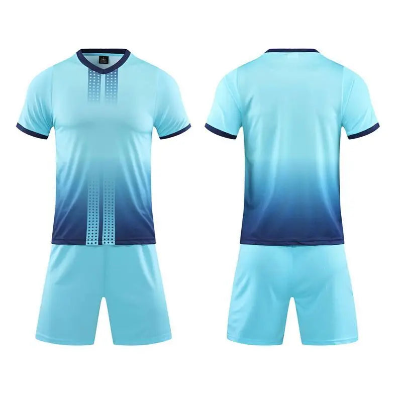 Unisex Polyester Spandex Soccer Jersey And Shorts Set