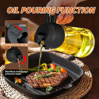 1-4Pc 2-in-1 Sprayer Pourer Oil Empty Bottle Plastic Oil Container Dispenser Vaporizer Kitchen Barbecue Camping Cooking Utensils - Buy online at  Vibe In Cart.