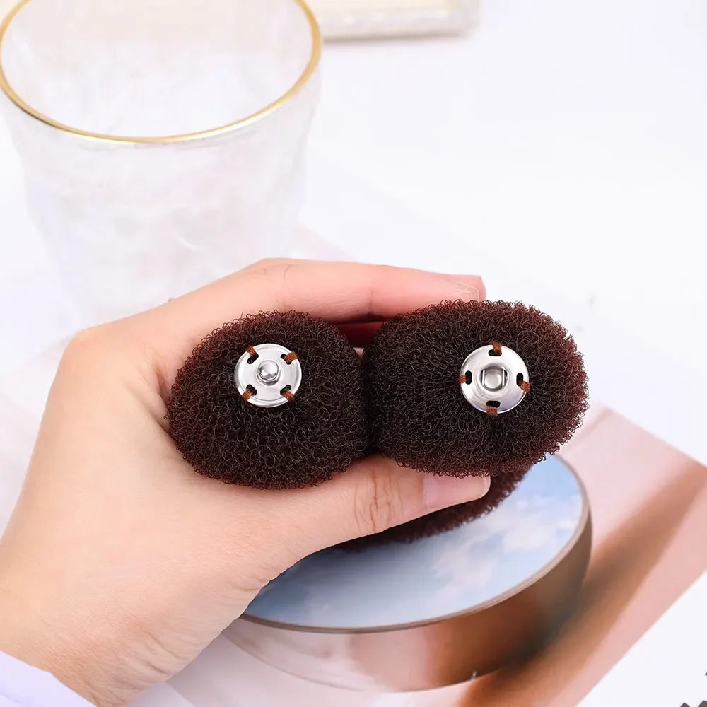 Magic Roll Foam Sponge Easy Big Ring Women Fashion Hair Bun Maker Donut Hair Styling Tools Hairstyle Hair Accessories for Girls - Buy online at  Vibe In Cart.