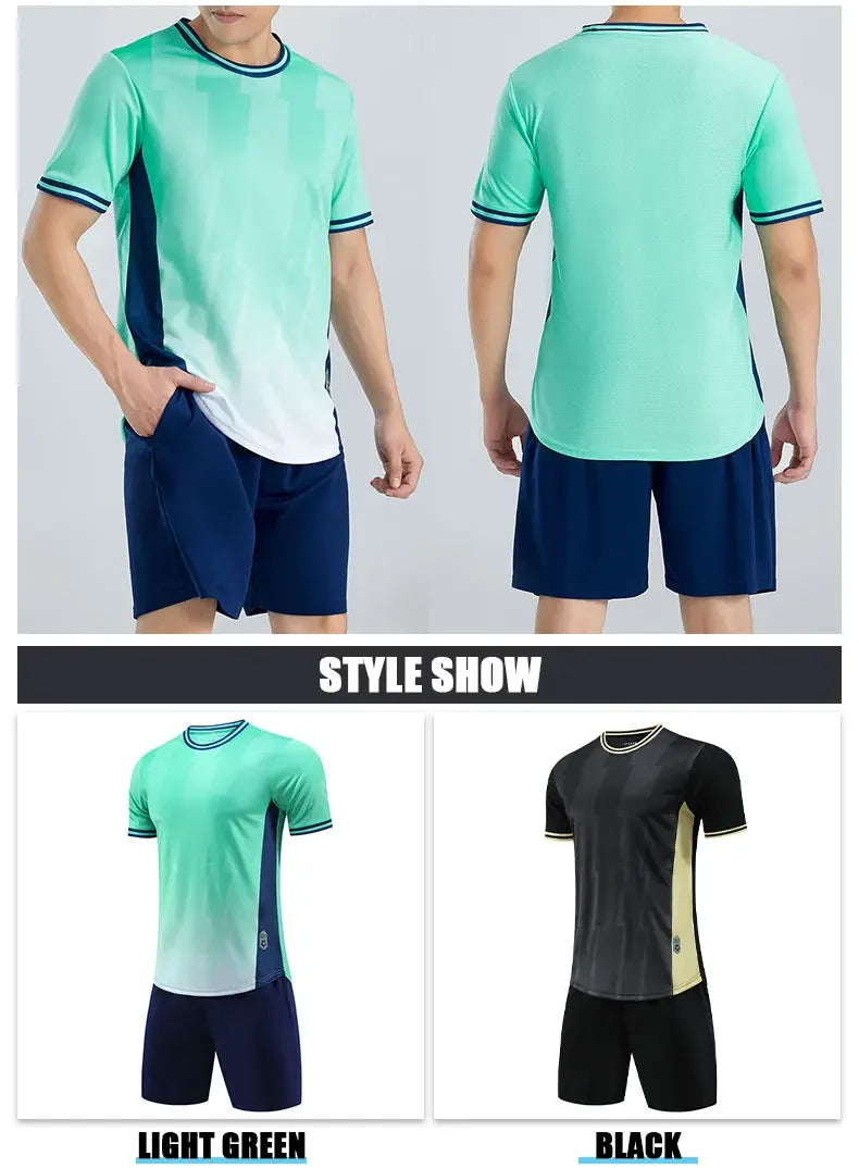 Adult Personalize Football Jerseys Soccer Uniform MAN Women Team Training Quick-Drying Sportswear Futsal Tracksuit Outfit - Buy online at  Vibe In Cart.