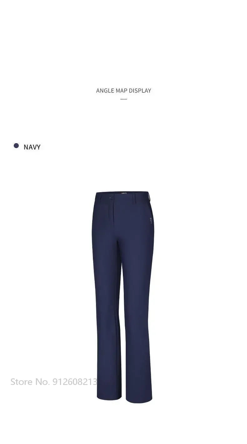 PGM Autumn Winter Women Golf Pants Thick Keep Warm Long Pant Flared Slim Golf Ball Pants Windproof Tennis Sweatpant Clothing - Buy online at  Vibe In Cart.