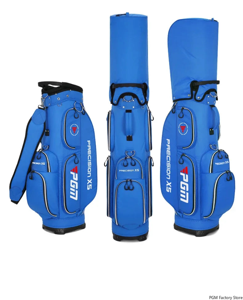Golf Bag Waterproof Lightweight Nylon 128cm Height Large Capacity