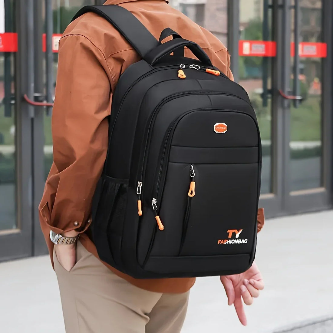 1 Pc Men's Backpack, Large Capacity Waterproof Casual Backpack,Adjustable Computer Backpack - Buy online at  Vibe In Cart.