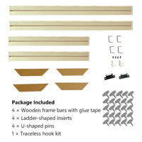 50x70 60x90 60x120cm Canvas Frame Wooden Frames Wooden Photo Oil Painting Canvas Diamond Painting Frames Canvas Wood Wall Frame - Buy online at  Vibe In Cart.