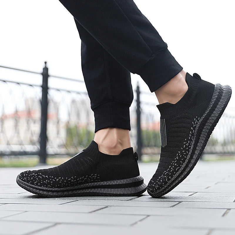 2025 Breathable Men Casual Shoes Lightweight Outdoor Male Walking Shoes Anti-slip Men's Sneakers Slip on Flats Vulcanized Shoes - Buy online at  Vibe In Cart.