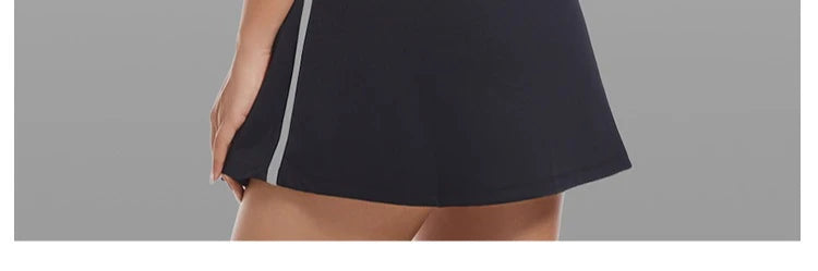 Tennis Dress for Women with Built in Shorts bra Womens Athletic Dresses Sleeveless Workout Skort badminton golf wear women