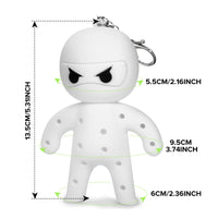 Soft Silicone Golf Tees Holder with Keychain and 10 Tees