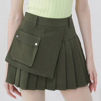 Golfist Golf New Style Short Pleated Skirt High Waist Asymmetrical Casual Gym Tennis Loose Mini Skirt With Shorts Golf Clothes