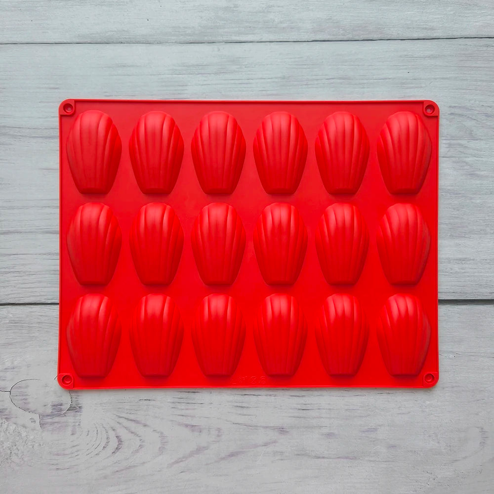 1pc 18 Cavity Madeleine Silicone Cake Mold Shell shaped Chocolate Cookie Biscuit Mould Handmade Silicone Bakeware Tools - Buy online at  Vibe In Cart.