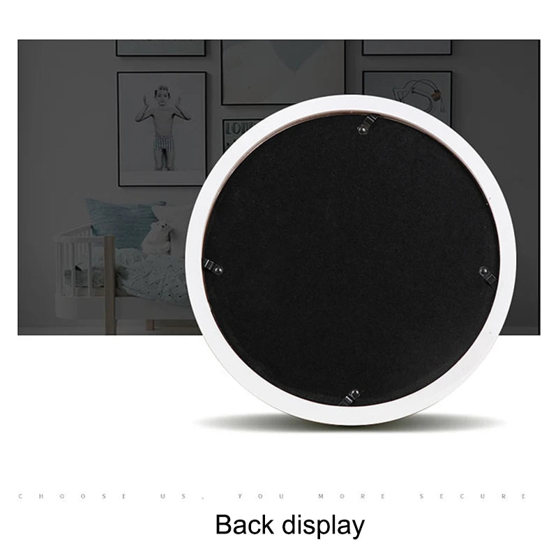 Round Wooden Picture Frames Creative Gift DIY Wall Hanging Wood Picture Holder Wall Mounted Photo Frame Round Home Decoration - Buy online at  Vibe In Cart.