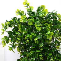 2Pcs Artificial Hanging Plants Fake Hanging Plant Faux Eucalyptus Leaf Greenery Vine Outdoor UV Resistant Plastic Plants - Buy online at  Vibe In Cart.
